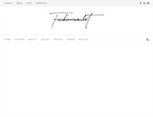 Tablet Screenshot of fashionambit.com